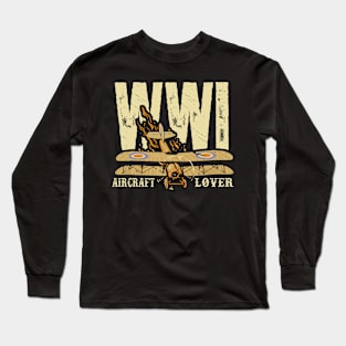 WW1 Aircraft Lover Long Sleeve T-Shirt